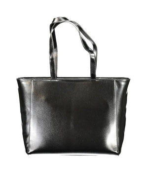 Mario Valentino Black Polyethylene Women Handbag