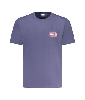 Wrangler Blue Cotton T-Shirt