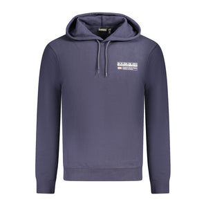 Napapijri Blue Cotton Men Sweater
