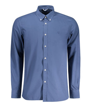 North Sails Blue Cotton Men Shirt