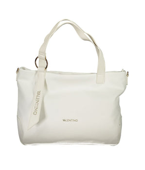 Mario Valentino White Polyethylene Handbag
