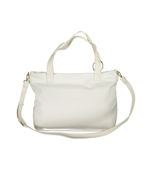 Mario Valentino White Polyethylene Handbag