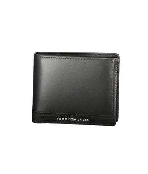 Tommy Hilfiger Men's Black Leather Wallet