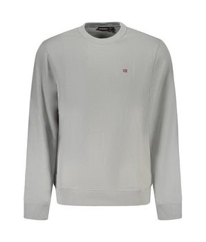 Napapijri Gray Cotton Men Sweater