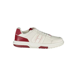 Tommy Hilfiger Men's Red Leather Sneakers