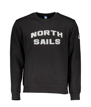 North Sails "Black Cotton Men Sweater"