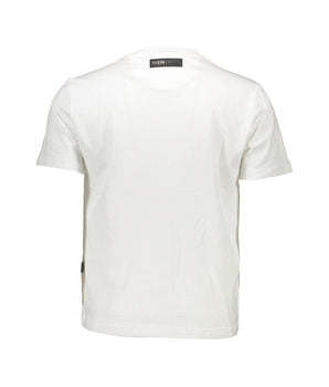 Plein Sport White Cotton Men T-Shirt