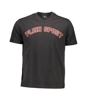 Plein Sport Black Cotton Men T-Shirt