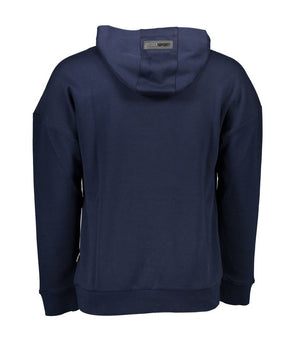 Plein Sport Blue Cotton Men Sweater