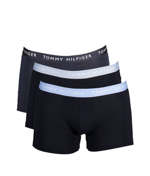 Tommy Hilfiger Black Cotton Men Boxer Trio Pack