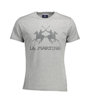 La Martina Brown Cotton Men T-Shirt