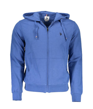 U.S. POLO ASSN. Blue Cotton Men Sweater