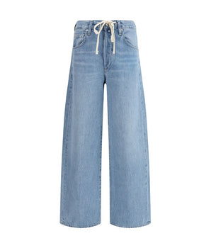 Citizens of Humanity Light Blue Cotton High-Waisted Jean