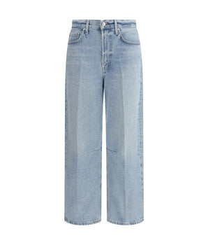 Citizens of Humanity Light Blue Cotton Straight-Leg Jeans