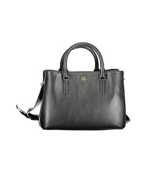 Ralph Lauren Black Leather Handbag