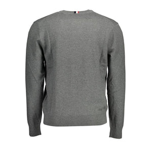 U.S. POLO ASSN. Gray Cotton Mens Sweater