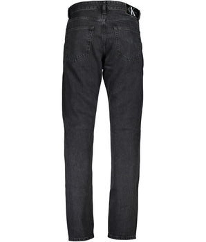 Calvin Klein Black Cotton Men Jeans