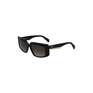 Liu Jo Black Acetate Women Sunglasses