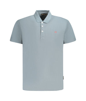 Napapijri Brown Cotton Men Polo Shirt