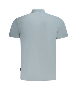 Napapijri Brown Cotton Men Polo Shirt