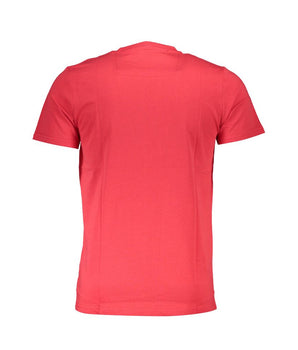 Cavalli Class Red Cotton Men T-Shirt