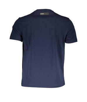 Plein Sport Blue Cotton Men T-Shirt