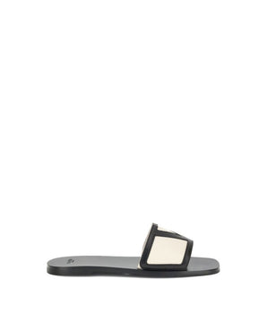 Valentino Garavani Multicolor Calf Leather Bos Taurus Sandals