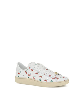 Valentino Garavani White Calf Leather Bos Taurus Low Top Sneakers