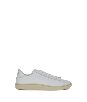 Valentino Garavani White Calf Leather Bos Taurus Low Top Sneakers
