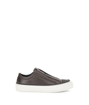 Brunello Cucinelli Black Rubber Low Top Sneakers