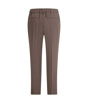 Brunello Cucinelli Gray Acetate Casual Pants