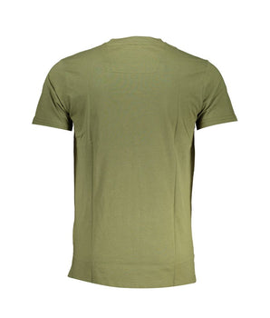 Cavalli Class Green Cotton T-Shirt