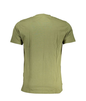 Cavalli Class Green Cotton T-Shirt