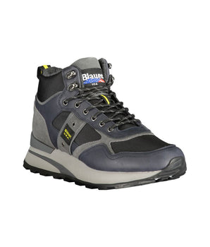 Blauer Blue Leather Men's Sneakers