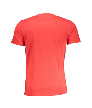 Cavalli Class Red Cotton T-Shirt