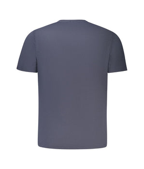 K-WAY Blue Polyester Men T-Shirt