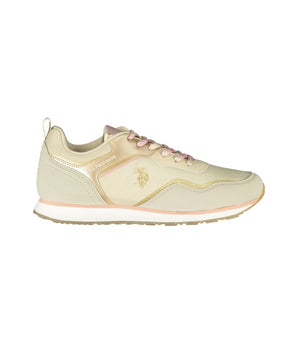 U.S. POLO ASSN. Beige Polyester Sneaker