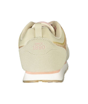U.S. POLO ASSN. Beige Polyester Sneaker