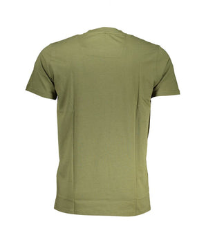 Cavalli Class Green Cotton T-Shirt