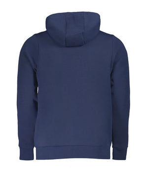 Norway 1963 Blue Cotton Men's Hooded Sweater