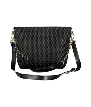 Mario Valentino Black Polyethylene Women Handbag