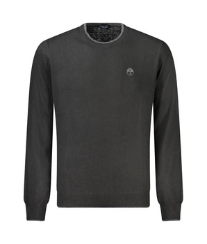 North Sails Black Wool Men Sweater
