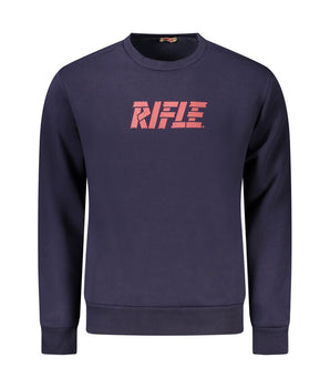 Rifle Blue Cotton Men Sweater