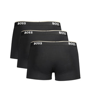 Hugo Boss Black Cotton Men's Boxer Underwear Pack