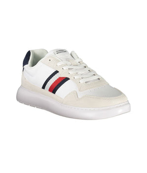 Tommy Hilfiger White Leather Men Sneaker