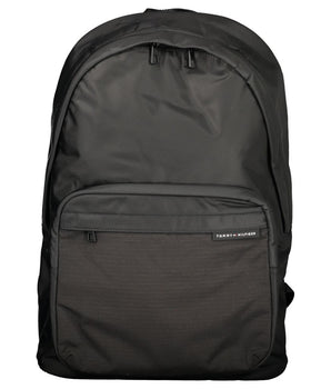 Tommy Hilfiger Black Polyester Men's Backpack