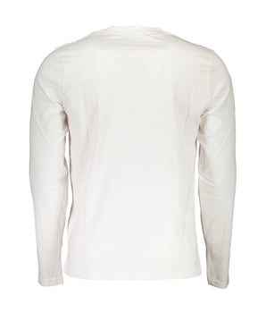 North Sails White Cotton Men T-Shirt
