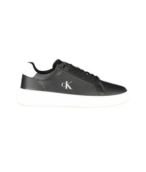 Calvin Klein Black Leather Men Sneaker