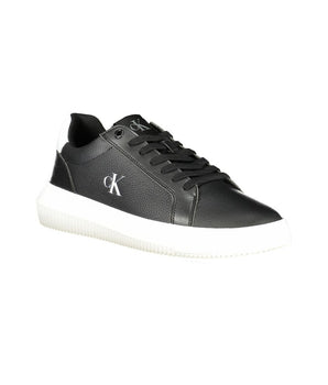 Calvin Klein Black Leather Men Sneaker