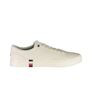 Tommy Hilfiger White Leather Men Sneaker